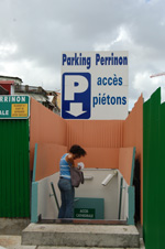 accès parking